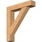Ekena Millwork Traditional Block Smooth Bracket w/ Offset Brace, Western Red Cedar, 7 1/2"W x 36"D x 40"H BKT0806X36X40TRA05SWR - alternate 1